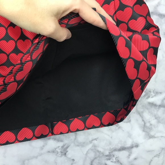 NWT J. Crew Red Hearts Skirt - Picture 5 of 8